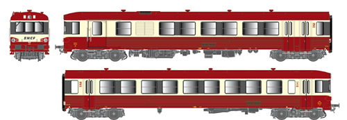 LS Models 10134 - French Diesel Railcar X 3824 of the SNCF